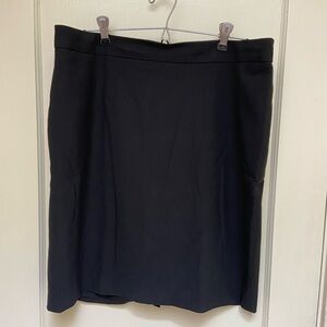 Banana Republic black wool pencil skirt, Sz 12